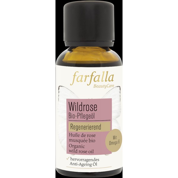 farfalla Organic Wild Rose Oil, 30 ml