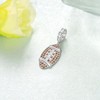 Football Charm for Women 925 Sterling Silver Football Charms for
