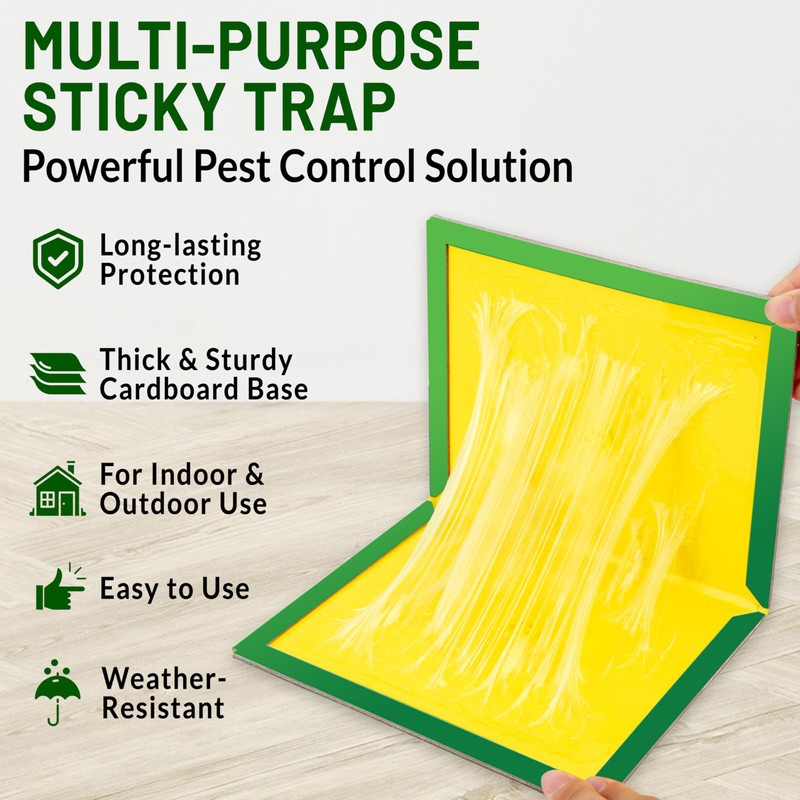 Pest Sticky Pads Trap - Extra Strong Sticky Traps Glue