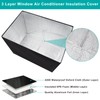 Fivebop Window Air Conditioner Insulation Cover for Outside Units 3