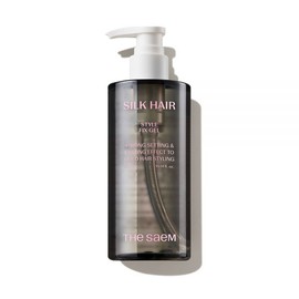 The Saem Silk Hair Style Fix Gel Styling Fixed Shine 300ml 1ea / 더샘 실크 헤어 스타일 픽스 젤 스타일링 고정 윤기 300ml 1개