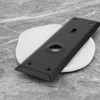 Create idea 2 Pack Matte Black Door Escutcheon Mortise Door