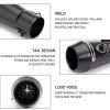 Gearzaar 38-51mm Universal Motorcycle Exhaust Muffler Pipe Slip on with