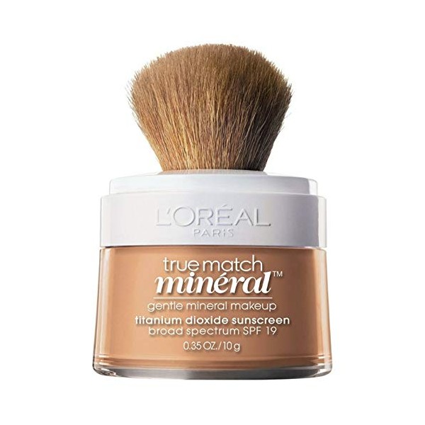 L'Oreal Paris True Match Mineral Loose Powder Foundation Cappuccino (N8) 0.35 Ounce…