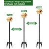 Mokeyder 105 Inch Bird House Pole Mount Kit, Adjustable Heavy