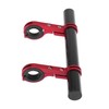 X AUTOHAUX Bicycle Aluminum Alloy Double Handlebar Extension Bracket Carbon