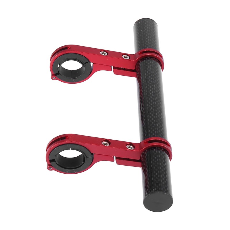 X AUTOHAUX Bicycle Aluminum Alloy Double Handlebar Extension Bracket Carbon