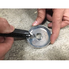 PROCURU 1/2-Inch CTS (5/8" OD) E2768 Split Plastic Lightweight Escutcheon Cover Plate, Chrome, for 1/2" Copper, PEX Pipe (10-Pack)