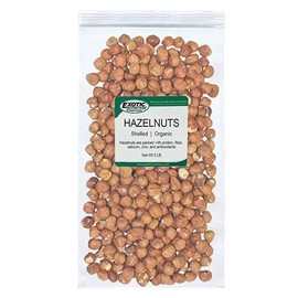 Exotic Nutrition Raw Hazelnuts | Unsalted, No Shell | Healthy Snack for Squirrels (3 lb.)