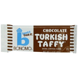 Bonomo Turkish Taffy Bar, Chocolate, 1.5 Ounce (Pack of 24)