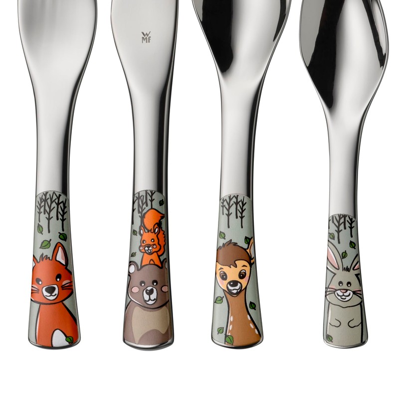 WMF Waldfreunde Children's Cutlery Set 4 Pieces Children's Cutlery Stainless