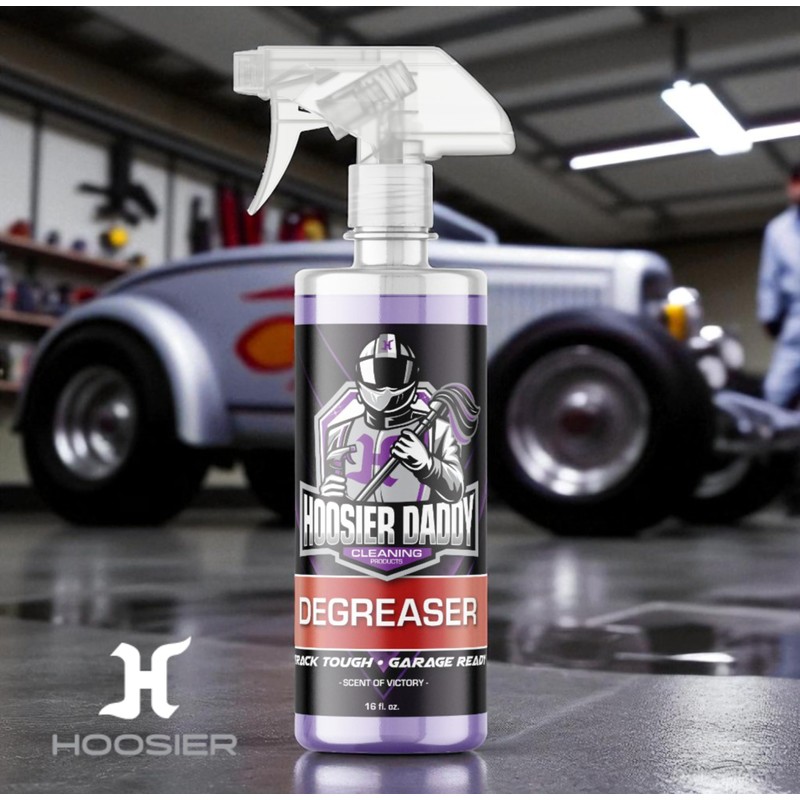 Hoosier Daddy 16oz Degreaser - Ultra-Tough Formula Destroys Grease, Oil,