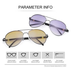 2 pares de gafas de sol de lectura invisibles bifocales vintage de aviador protección UV bisagra de resorte lectores de sol gafas de luz azul para hombres mujeres deportes conducción seguridad gafas