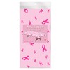 Beistle Pink Ribbon Tablecover Party Accessory (1 Count) (1/Pkg) 54