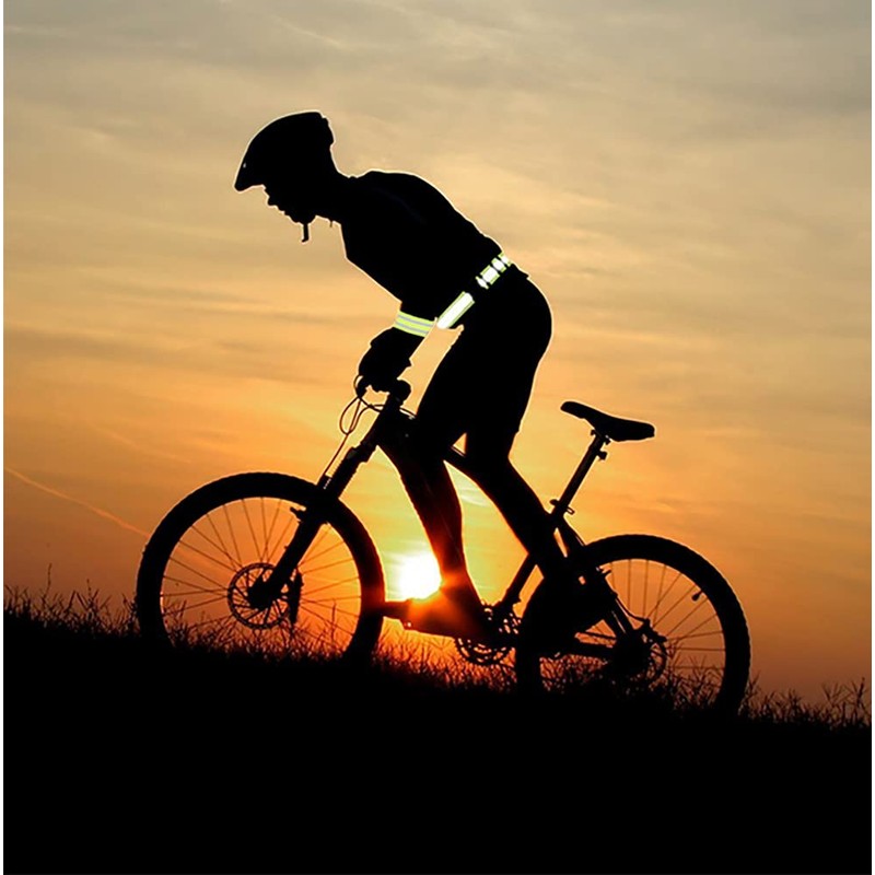 GOGO High Visibility Reflective Running Belt, Reflective Tapes for Cycling