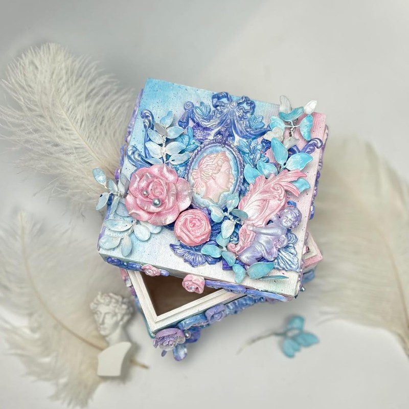 Scrollworks Mold for Polyclay Air Dry Clay Plaster