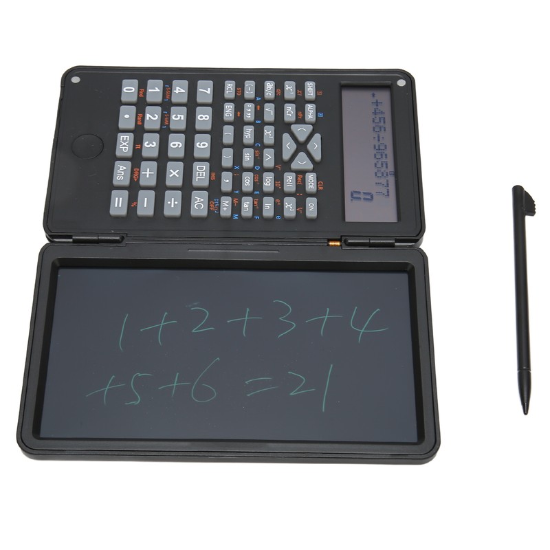 Calculator with Notepad Portable 10 Digits LCD Display Scientific Calculator