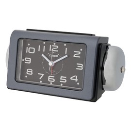 Casio TQ-647-1JF Alarm Clock, Bell, Black, Analog, Sleep Buster, Snooze Light, Black