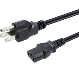 1Pack Universal Power Cord, C13 Power Cable for Monitor,Cooperate Professional Audio Mixer use (K1-New)