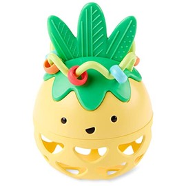 Skip Hop Juguete de sonajero infantil, juguete de sonajero de piña para bebés
