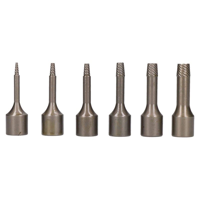 3/8" Impact Screw/Stud Extractor/Remover Set Reverse Thread 2-10mm 6pc AT023