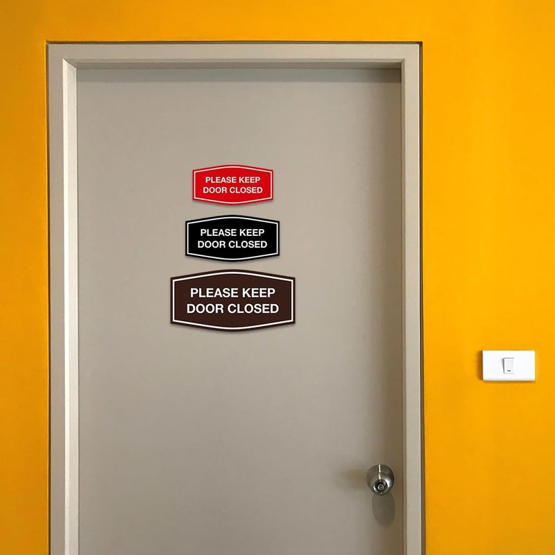 Signs ByLITA Fancy Please Keep Door Closed Sign - Security