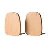 Muso Wood Wood Bookends - Never Fall Over (Beech)