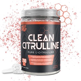 VNDL Clean Citrulline - 100% Pure L-Citrulline Pre Workout Powder to Promote Nitric Oxide Production - Unflavoured, 200 Servings (300g)