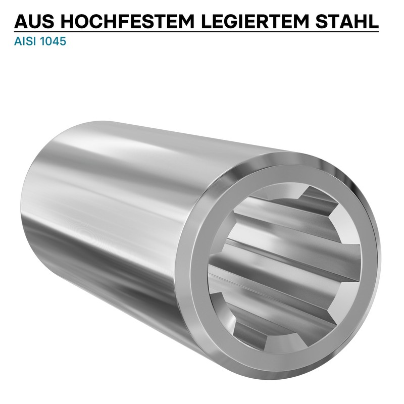 Wiltec PTO Shaft Bushing A-type 100 mm for Multi-Spline Shaft