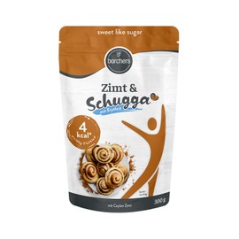 BORCHERS Schugga & Zimt mit Erythrit und Ceylon Zimt, Tafelsüße 300g, auf Grundlage von Erythrit, kalorienarm & zuckerfrei, Zuckerersatz, Süßungsmittel, Zuckeralternative