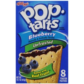Kellogg's Pop-Tarts Frosted Blueberry Toaster Pastries 8 ct (Pack of 2)