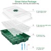 MIXC Seedling Trays Seed Starter Tray, 5-Pack Mini Propagator Plant