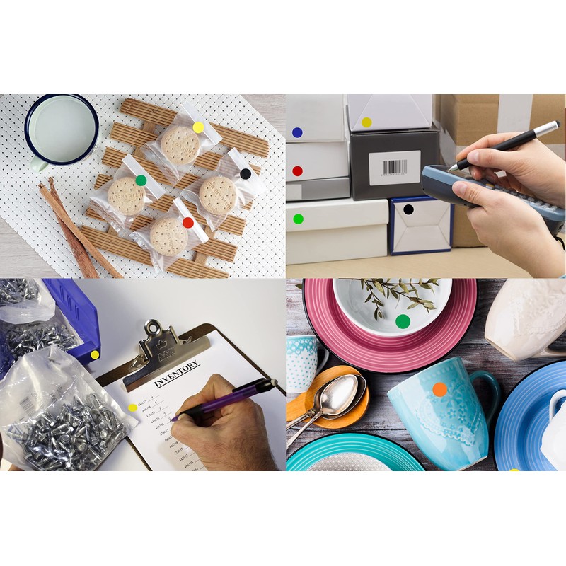 Stickers Red 15mm Round Stickers - 1.5cm Sticky Dots 770