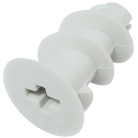 AERZETIX - C57870 - Set of 50 Plasterboard Dowels to Screw - 13x22mm Nylon - for M3.5/3.9mm Screws - Plasterboard Fixing Renovation