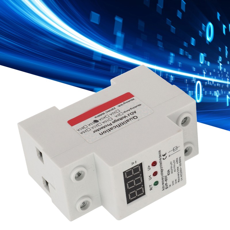 Auto Recovery Voltage Protectve Device Single Phase LED Digital Display