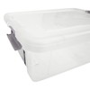 Libbi Lou Plastic Storage Box with Lids | Stackable Clear