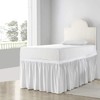 Dorm Room Bed Skirt Twin XL – White 30" Drop,