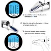 Hallocool Aquarium Salinity Refractometer for Saltwater Seawater Marine Fishkeeping Dual