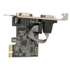 2 Port PCI Express RS232 DB9 Serial Port Card PCIe