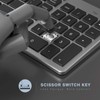 Wireless Keyboard BT3.0 102 Keys Ergonomic Scissor Switch Rechargeable Office