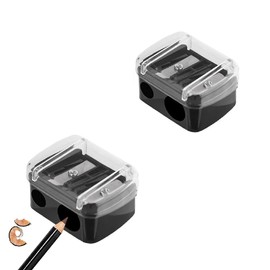 SJBAUTYO 2 x Makeup Sharpener Pencil Sharpener Cosmetic Pencils for Eyebrow Pencil, Lip Liner, Eyeliner Pencil