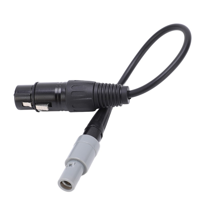 Aviation Headset Adapter 6pin LEMO to 5pin XLR High Density