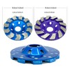 2Pcs Diamond Concrete Grinding Cup Wheels 100mm 4" Set, Fits