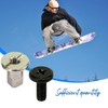 Snowboard Binding Backplate Screws Replacement Set Compatible with S-TEPONE High-Performance