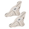 2PCS 1/2in Oarlock Socket 316 Stainless Steel Polished Finish Side