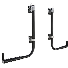 Surco ADH1001 Wall Mount Swing Away Door Hangers - Compatible with Jeep Wrangler YJ, TJ, JK, and JL Front and Rear Doors