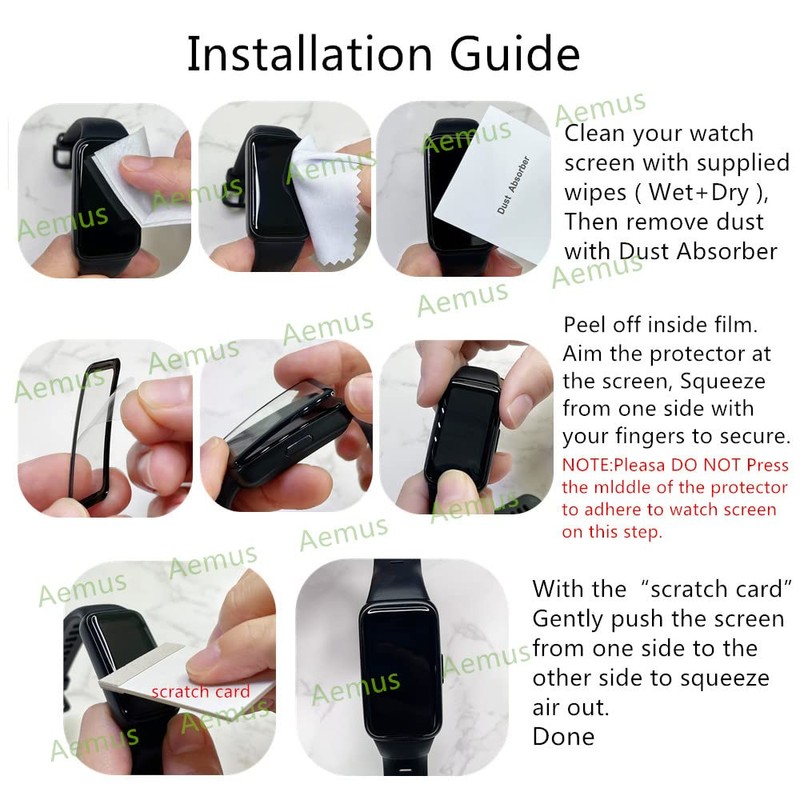 Aemus Compatible for Garmin Venu 3S Screen Protector (3 Pack)