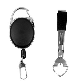 Shiwaki Fly Fishing Knot Tying Tools, Zinger Retractor Combo, Fishing Quick Fixing Tool, Retractor, Multifunction Fishing Line