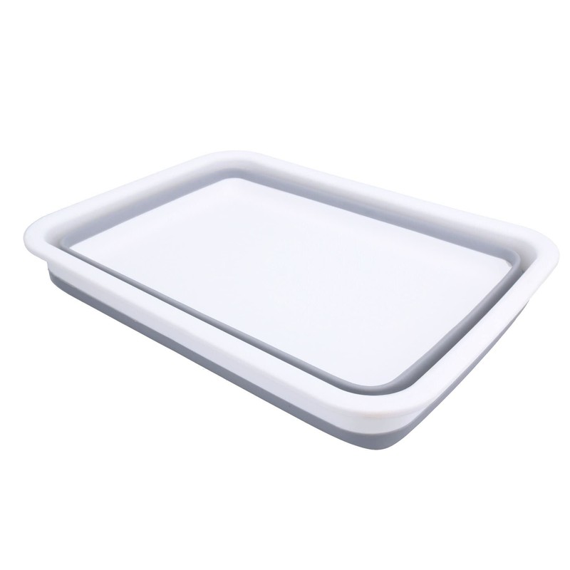 AB Tools Collapsible Pet Dog Paw Cleaning Basin Pop up