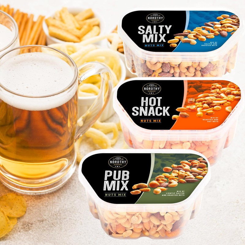 Pubmix Light Roasted & Salted Snack Box from Denmark 450